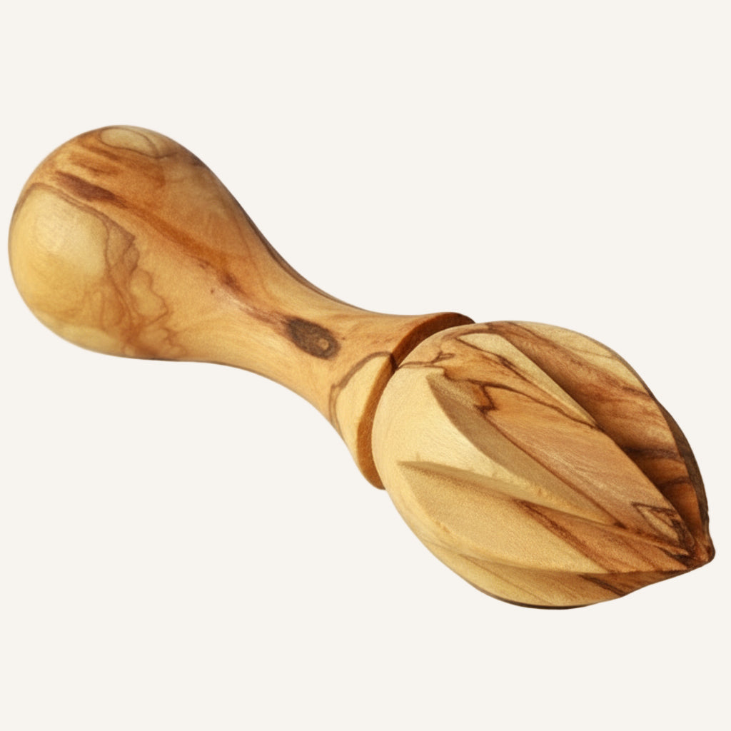 Presse-agrumes en bois d'olivier fait main